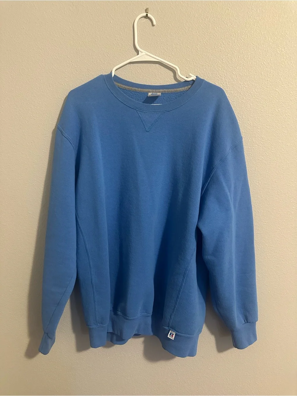 Russell Athletic Light Blue Crewneck Sweatshirt - Men's Pullover